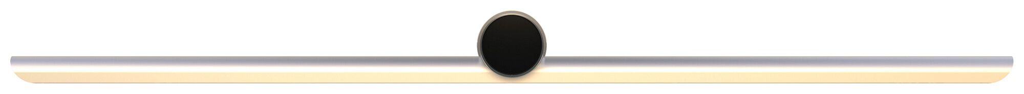 LED-Wandleuchte DOTLUX SKYLAR 1×9.5W 3000K DIM direkt 900×181×67mm silber