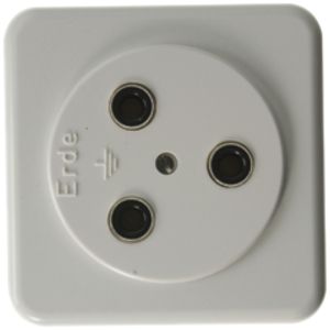 UP-Erdsteckdose 3 Buchsen für Potentialausgleich