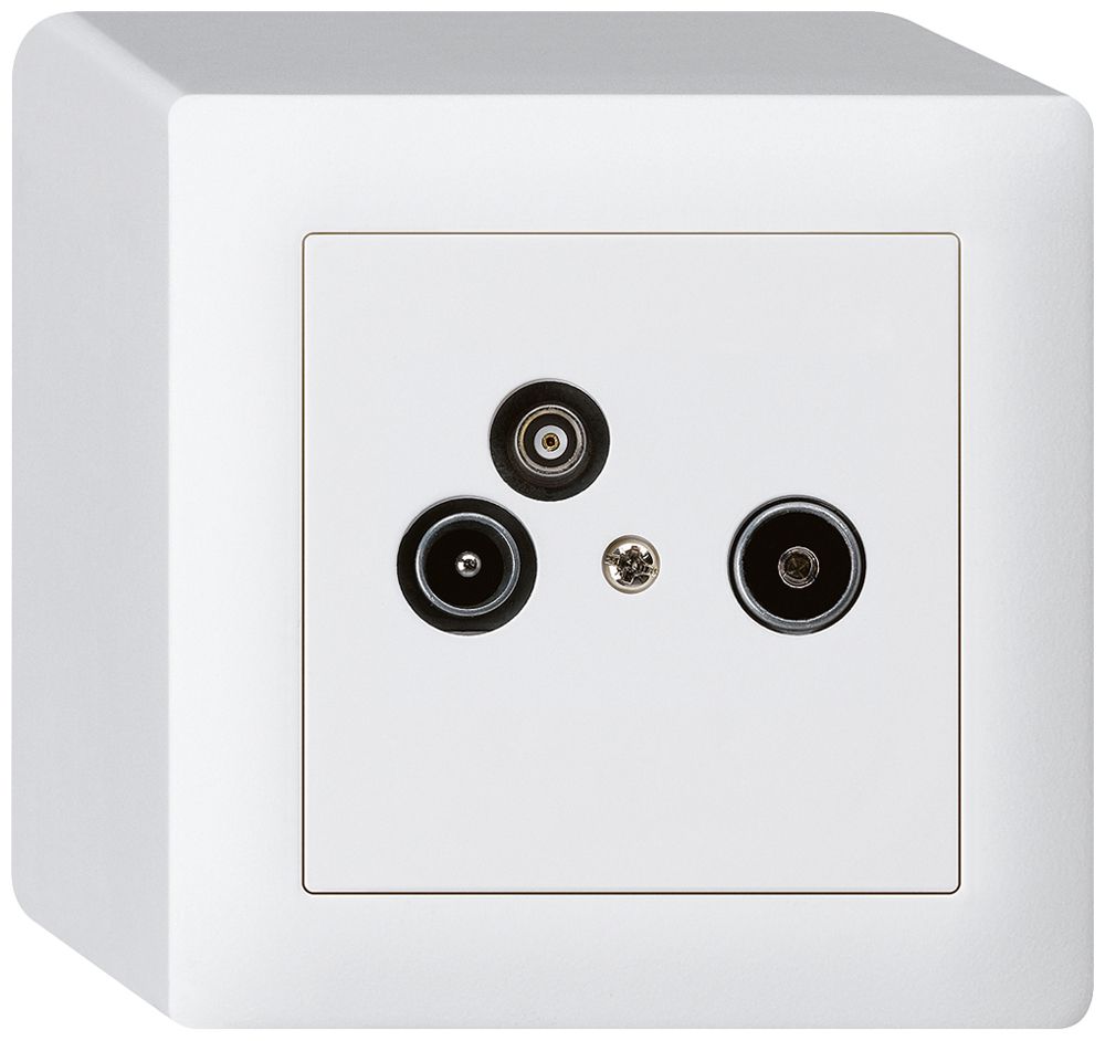 AP-Antennendose R/TV-Daten kallysto 23dB weiss