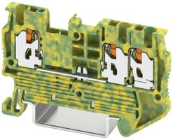 Borne de terre joignable PX XT 1.5-TWIN-PE 1.5mm² 3×1 vt-jn
