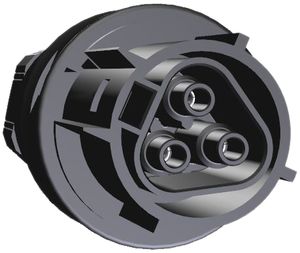 Prise Wieland 3P 20A 250V 0.5…4mm² noir, RST 20i3