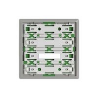 Frontplatte EDIZIO.liv SNAPFIX® für UNI-Taster 3901-1 ohne LED hgu