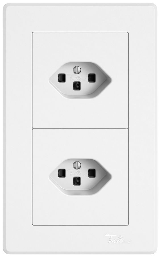 Combinaison ENC EDIZIO.liv SNAPFIX® 2×1 156×96mm 1×T23+1×T23 blanc