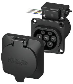 Kit prise INC e-mobility PX EV-T2M3SO12-4P-B-SET