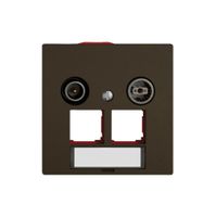 Multimediadose TV-R EDIZIO.liv SNAPFIX® EASYNET f.2×RJ45 S-One 15dB br