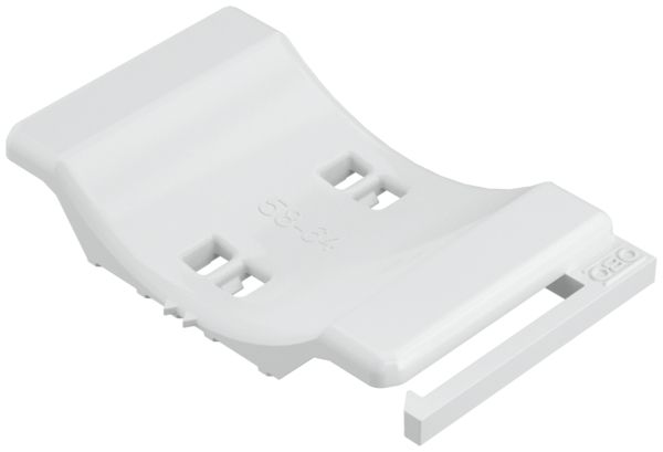 Contre-plaque Bettermann combinée avec contre-plaque double 58…64mm, PP, grc