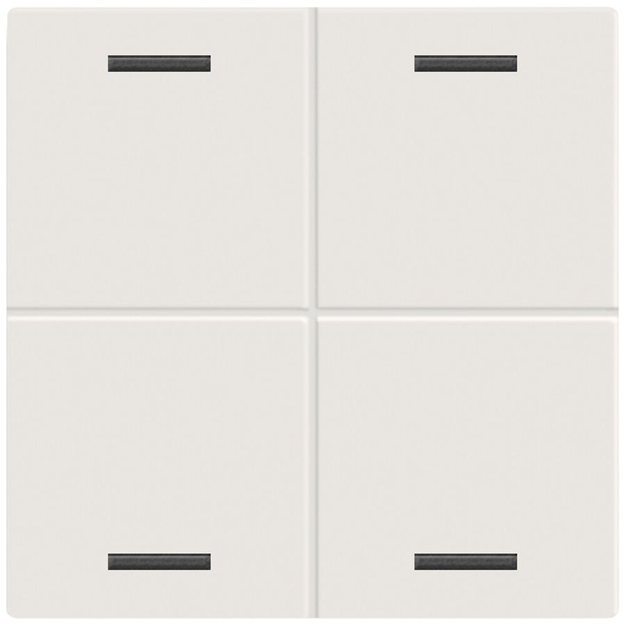 Wippe MDT BE-TAL60W411.01 1T/4B f.Sensortasten weiss matt "neutral"