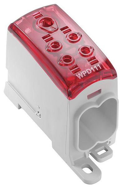 Bloc de distribution WM WPD 111 1P 232A 1×entr 4×sort 1.5…35mm² 2.5…95mm²