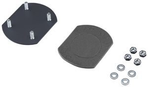 Abdeckplatte Rittal CP 6505.200 90×71mm grau für CP90 90×71mm