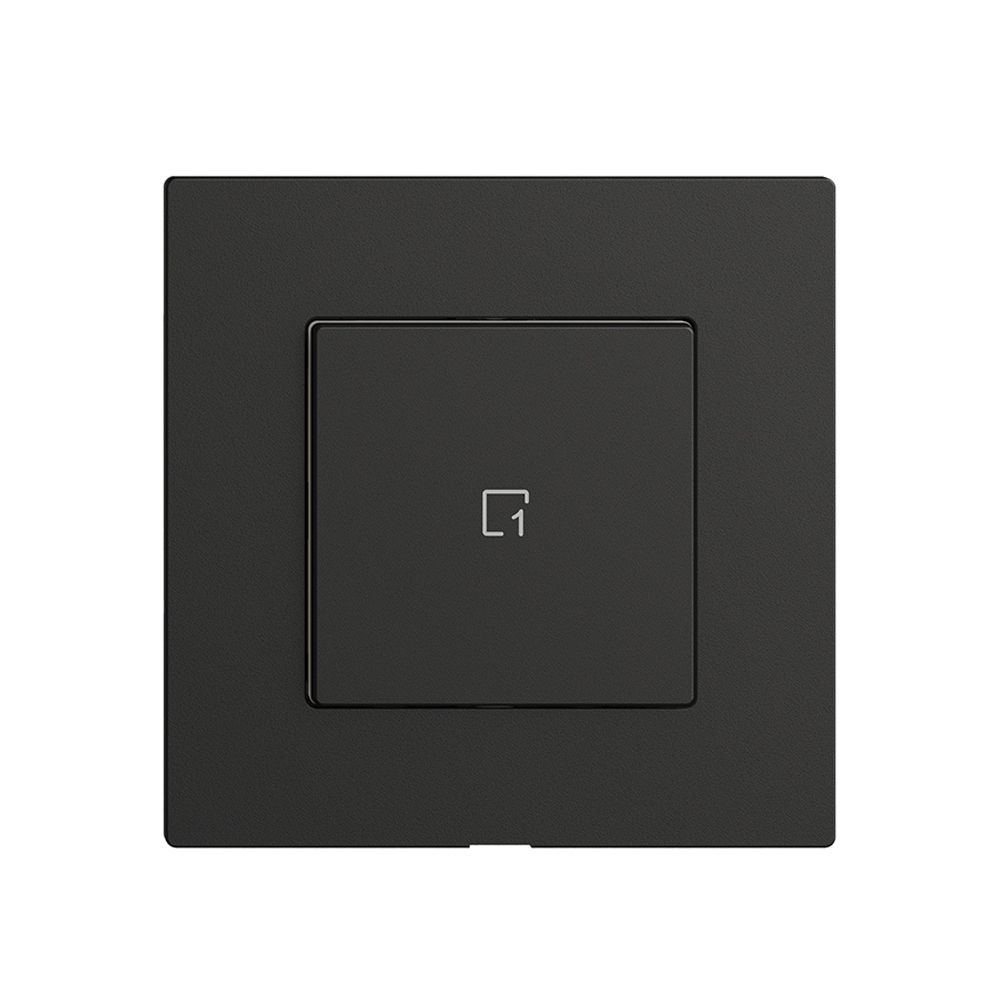 Commande pour poussoir scène 1 scène/1T Edue Wiser noir