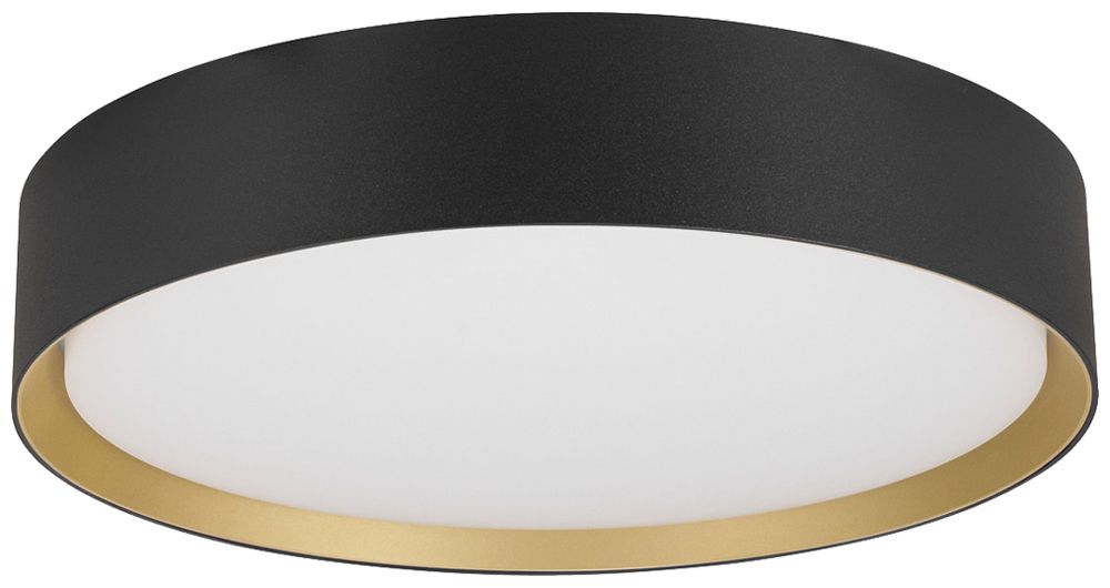 LED-Decken-/Wandleuchte SLV DECONA 30 18W 1560lm 927/930 IP44 DIM Ø300 schwarz