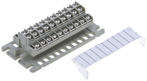 Klemmenleiste Reichle & De-Massari 2×10P 17.5A 0.75…1.5mm² schrauben/schrauben