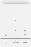 Stazione interna audio Bticino CLASSE 100 A16E, 2 fili, bianco