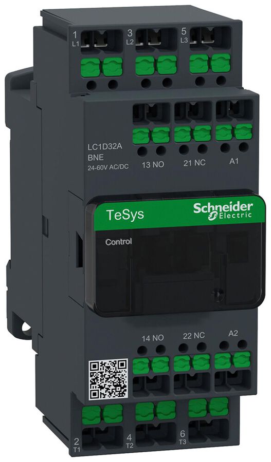 Leistungsschütz TeSys DECA 24…60VAC/DC 3NO 50A 32A 440V 1NO 1NC
