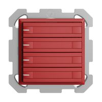 Poussoir KNX RGB ENC EDUE, 250mW, a.LED RGB, papier, 4×poussoir, C.2×T., ber