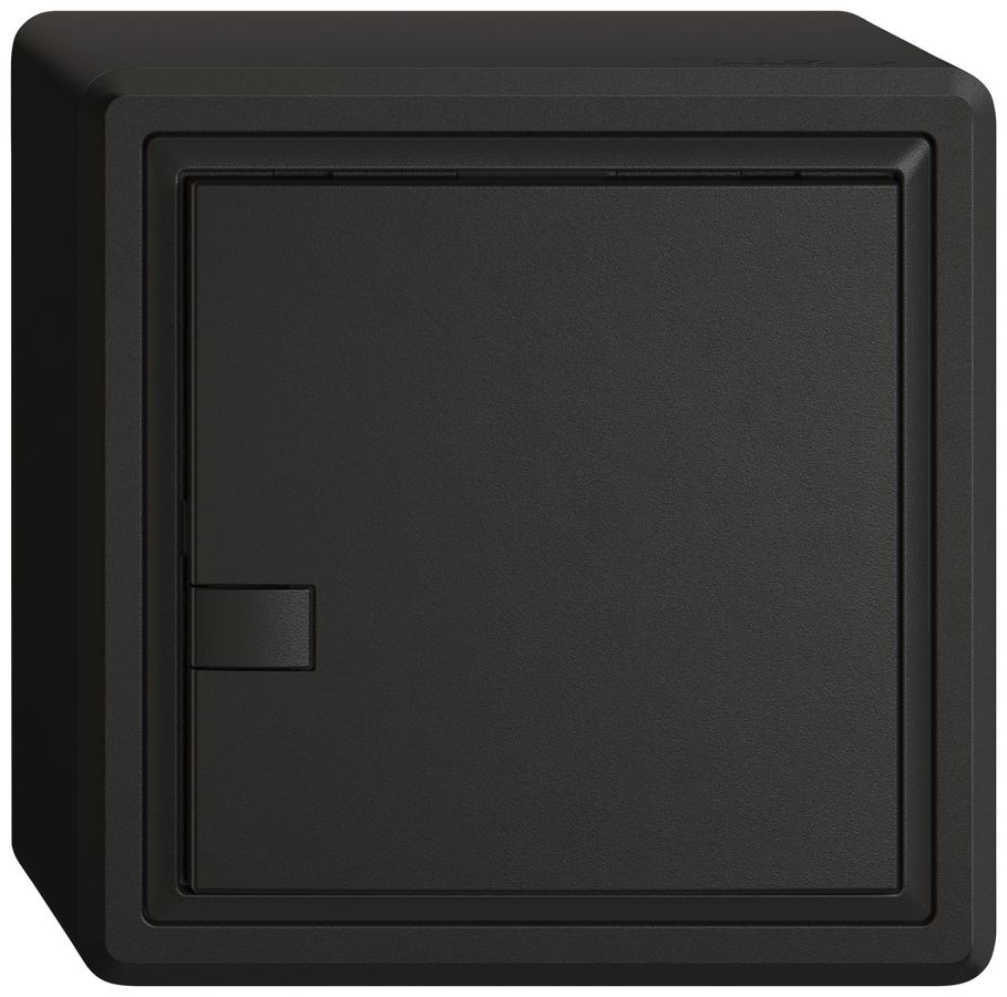 Pulsante KNX RGB AP EDIZIO.liv SNAPFIX® sensore temp.s.LED 1× com.1T ne