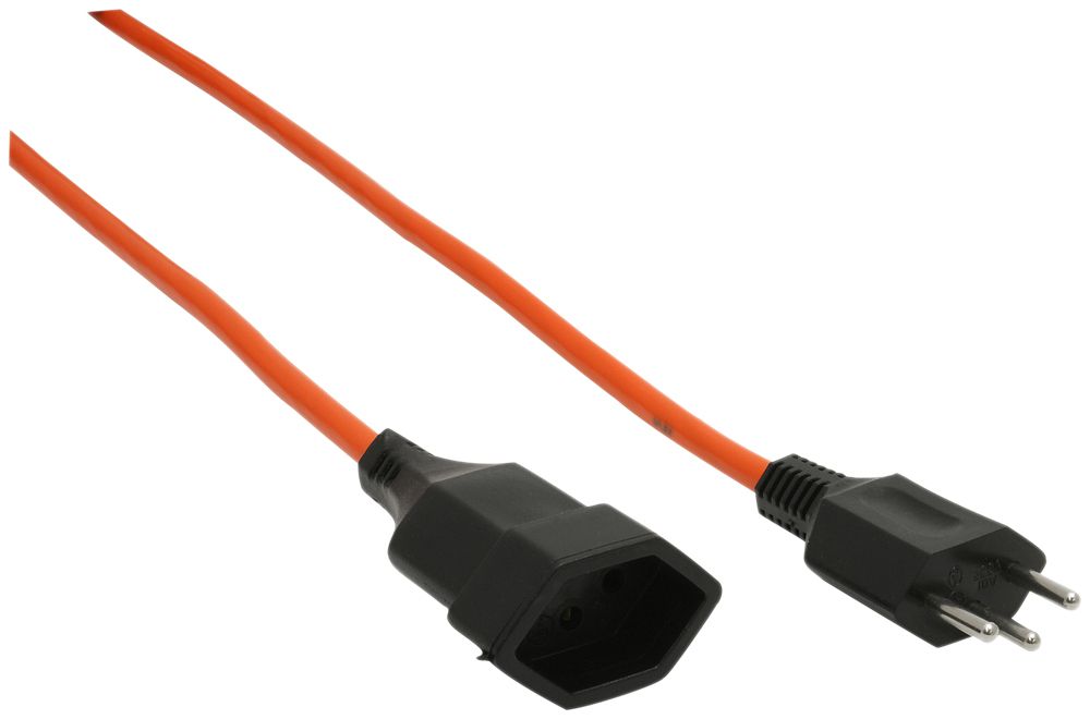 Câble de rallonge MAX HAURI PUR 10A 230V 3×1.5mm² type 12/type 13 5m orange