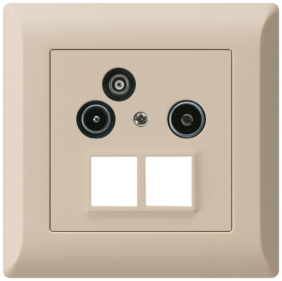 UP-Antennendose R/TV-Daten kallysto.line HMS 2GHz 4dB beige