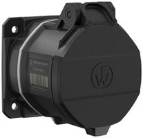 EB-Steckdose CEE NEO 5P 32A >50V 1h grau IP54 schraublose Klemme 80×80mm