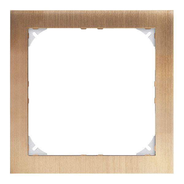 Abdeckrahmen EDIZIOdue prestige für Video-Freisprechst., Me-champ.