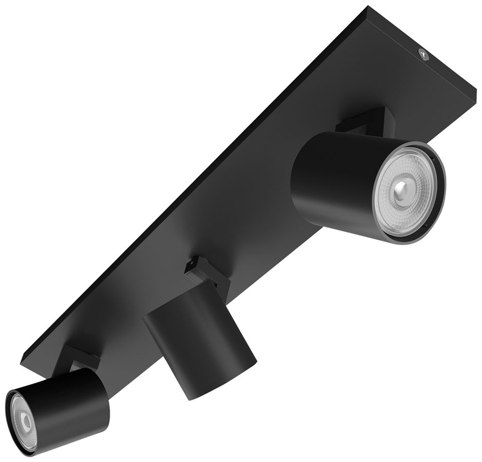 Spot Philips RUNNER GU10 3×20W 480×90mm noir