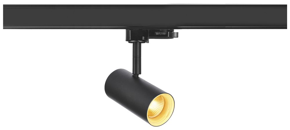 Proiettore LED SLV NOBLO SPOT PHASE 8.4W 450lm 920…930 36° REG 3fa Ø50mm nero