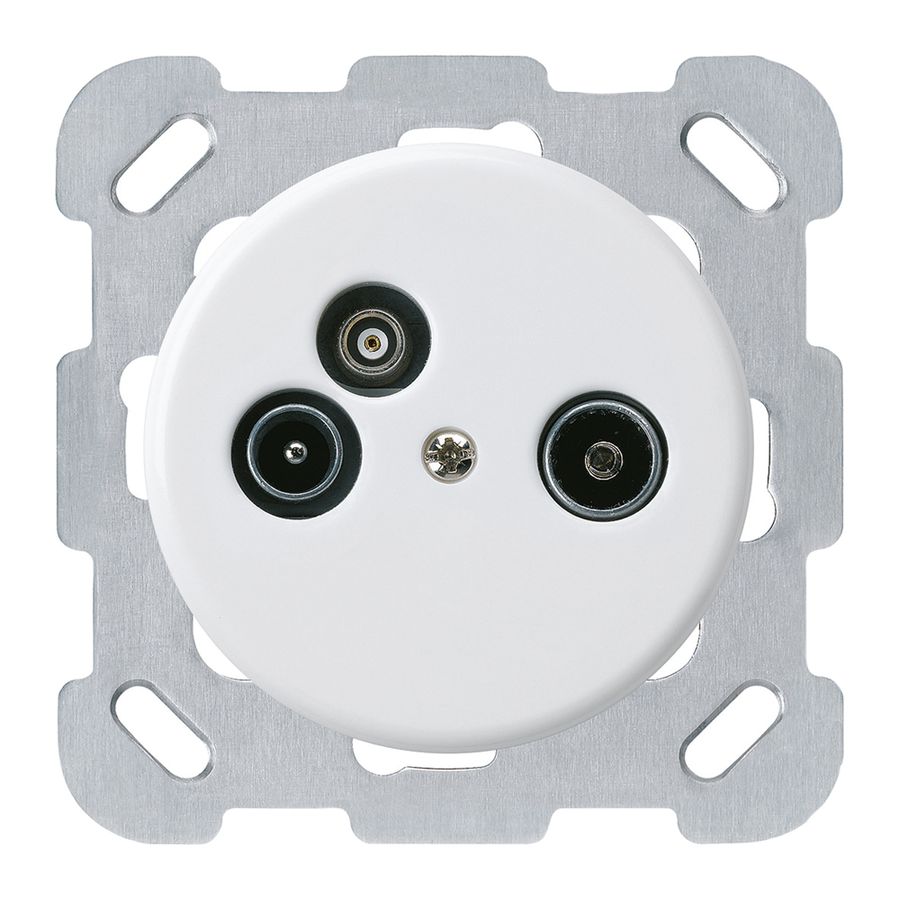 UP-Antennendose TV-R-Daten basico B 2GHz 19db weiss