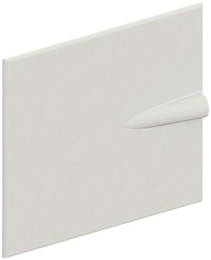 Steckdeckel AGRO 130×130 weiss mit Kabeleinführung