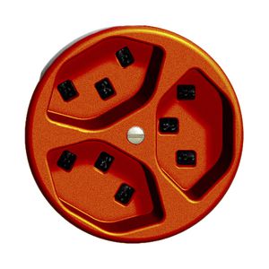 Steckdose FH 3×T23 16A orange, mit Steckklemmen