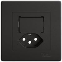 UP-Montageset EDIZIO.liv SNAPFIX® für Kombi.T13 m.1 Knopf bel.m.Seitenlinse sz