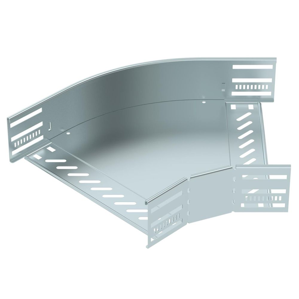 Coude BET RB 45° 85×300mm acier zingué en continu