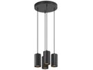 Pendelleuchte SLV ASTO TUBE GU10 4×10W direkt Ø70×125mm schwarz