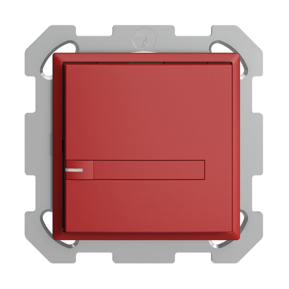 Poussoir KNX RGB ENC EDUE, 250mW, a.LED RGB, a.papier, 1×poussoir, 1×touche, ber