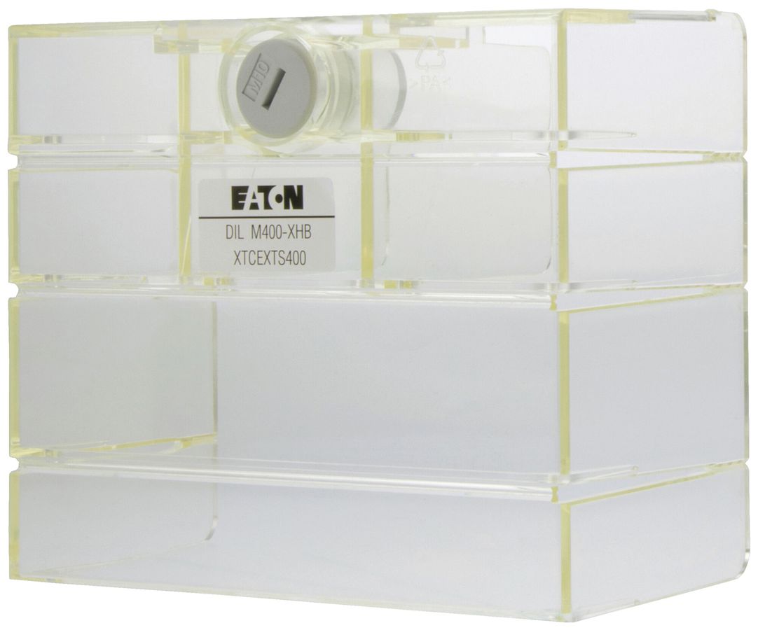 Couvre-bornes Eaton DILM400-XHB 150×126×82mm matière synthétique transparente