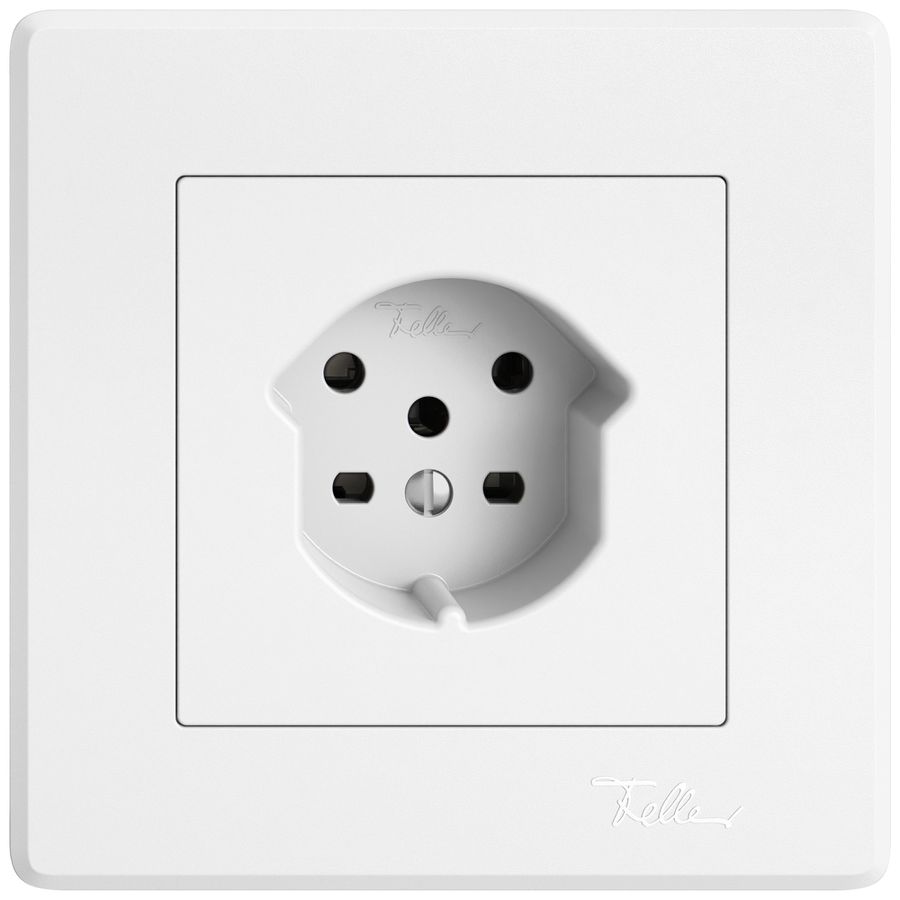 UP-Steckdose EDIZIO.liv SNAPFIX® 1×T15 ws