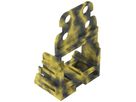 Befestigungsadapter WAGO 221 mit Zugentlastung 10L×4mm² Rastfuss grau/gelb