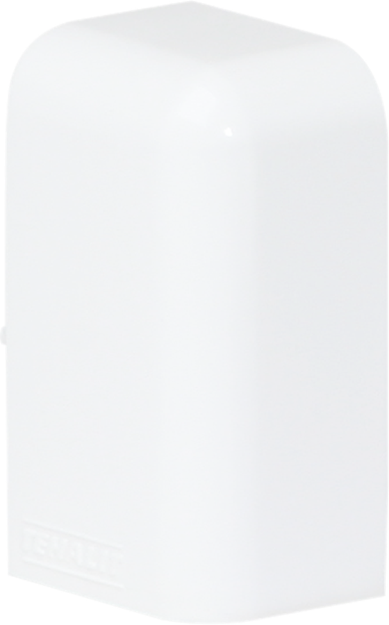 Embout de fermeture tehalit droite pour SL 20071 blanc pur