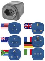 Spina d'adattazione Brennenstuhl T13/1×DE/FR 1×IT 1×UK 1×USA 1×AUS 1×ZA