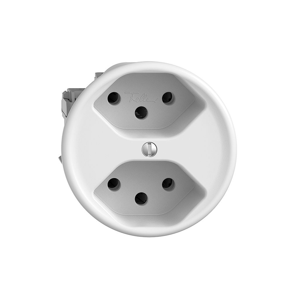 Presa INC STANDARDdue 2×T13 bianco