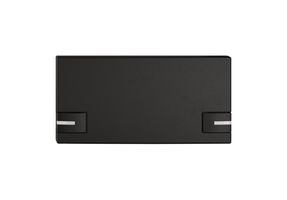 Poussoir 1/2 EDIZIO.liv SNAPFIX® p.KNX&UNI a.LED comm.à 2 touches no