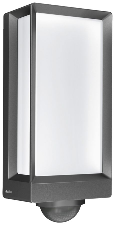 LED-Wandleuchte Steinel L 42 SC 13W 1010lm 3000K IP54 mit Sensor anthrazit