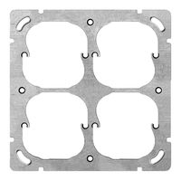 UP-Befestigungsplatte FH 2×2 4×52mm