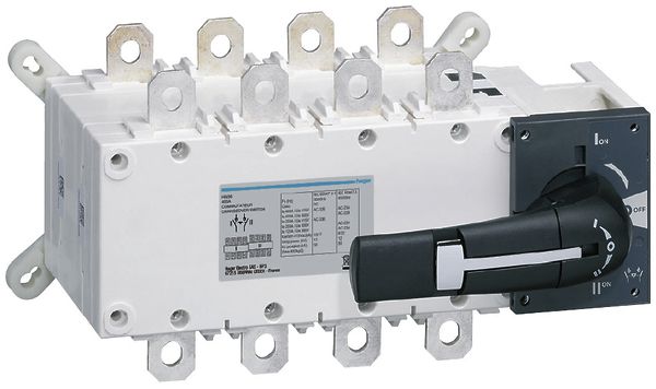 EB-Lastumschalter Hager 4L 400A für Montageplatte