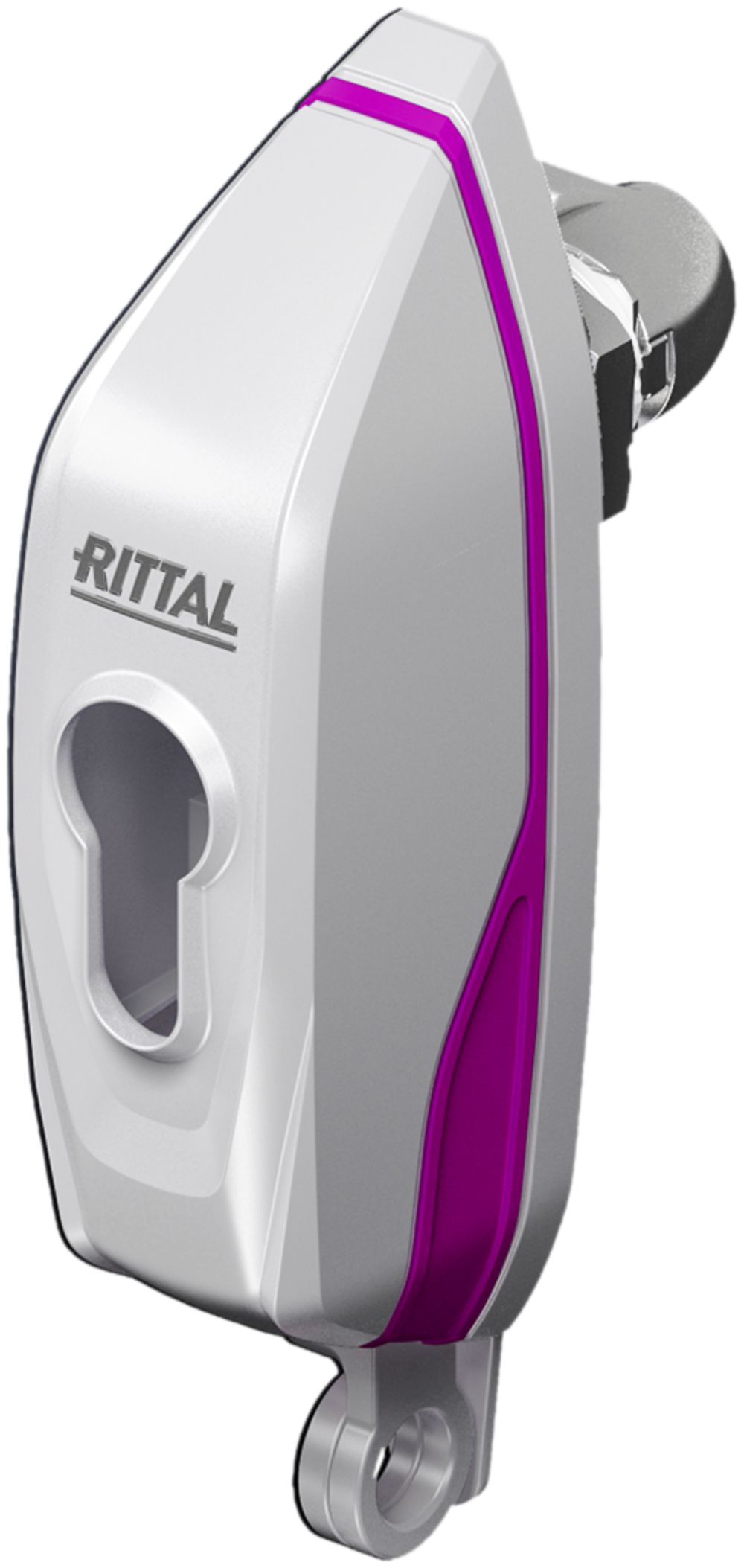 Manopola confort Mini Rittal AX, per lucchetto/inserti/semicilindro, zinco