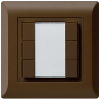 UP-Multifunktionstaster kallysto.line KNX RF 6-fach braun