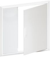 Cornice con porta Hager univers 853×853×10mm IP00 bianco per FW53U..