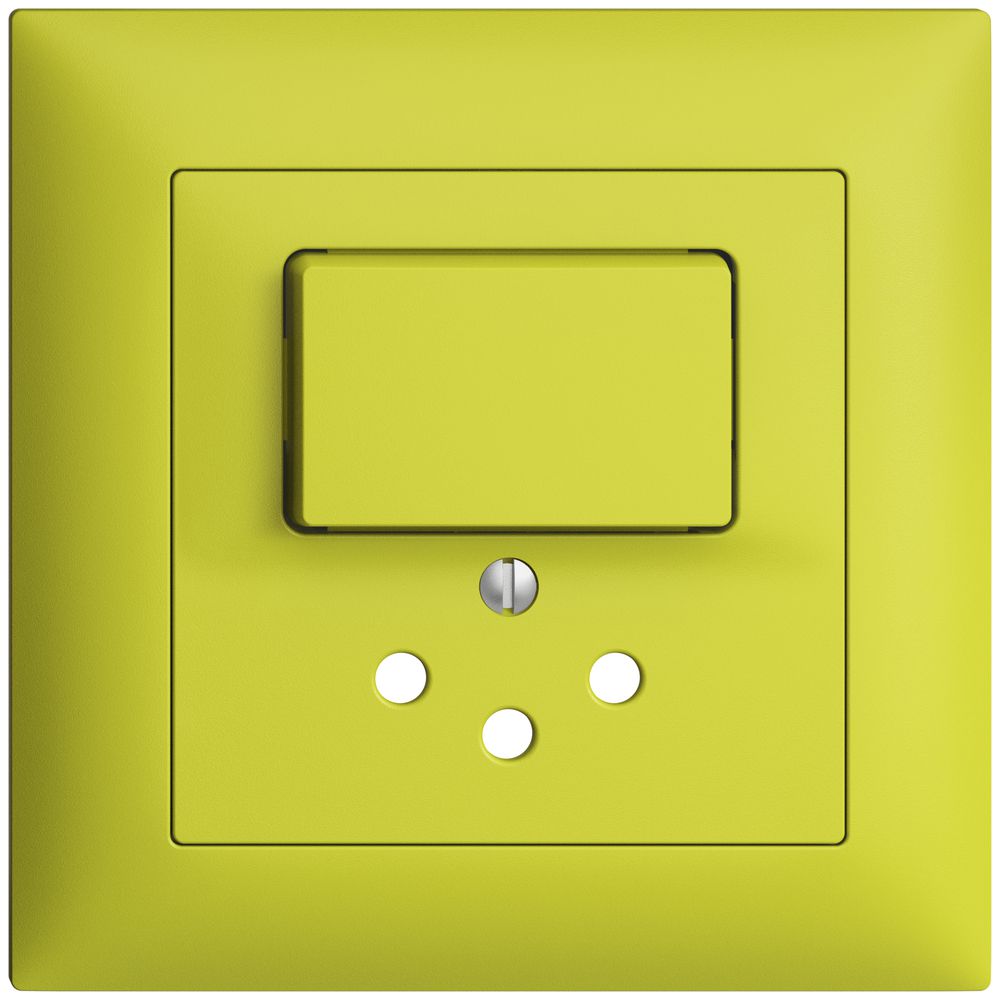 UP-Frontset EDIZIOdue lemon 88×88mm T12 mit Shutter