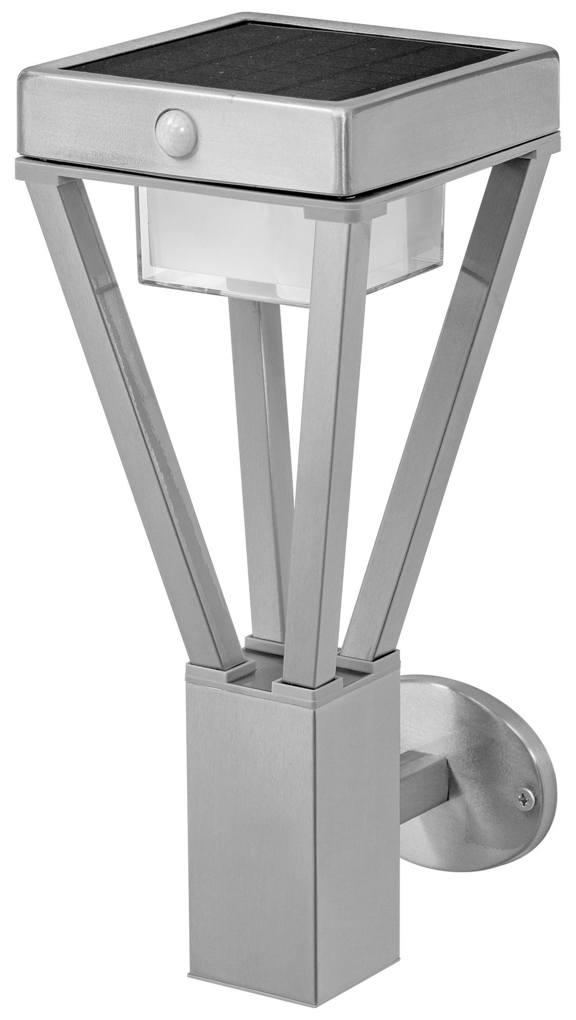 Applique LED LDV ENDURA STYLE SOL 6W 550lm 3000K détect.de mouvement argent