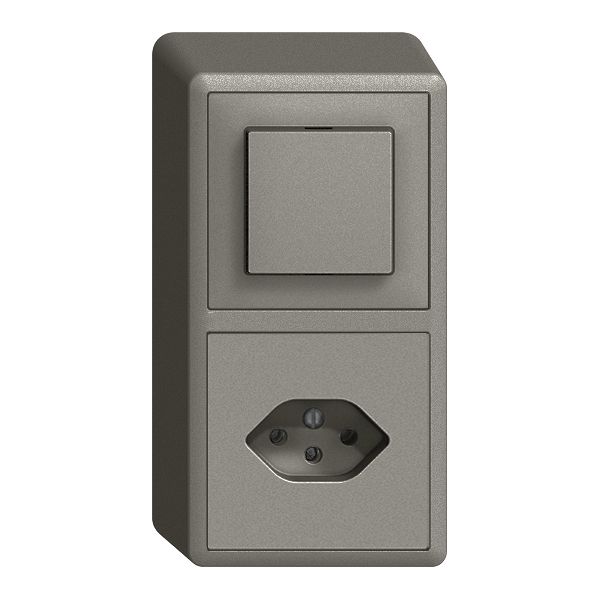 Combinazione AP EDIZIOdue 3/1P+T13 grigio scuro