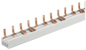 Peigne de raccordement WM S-4L-210/10 12×à pointe 17.8mm 63A 10mm² gris